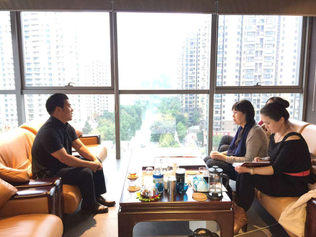 雅居置业领导莅临恩次方商业集团总部洽谈项目合作